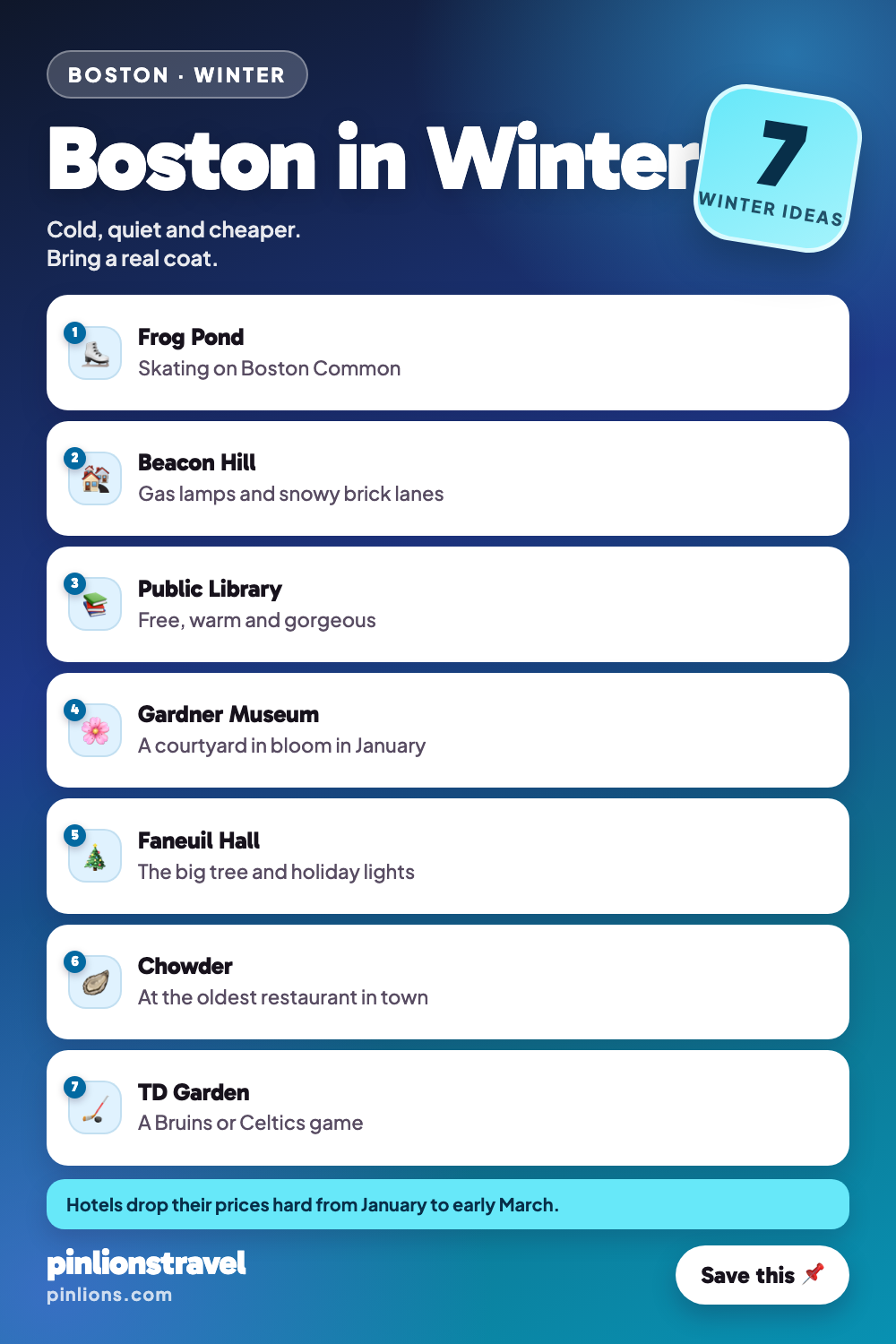 7 Things to Do in Boston in Winter