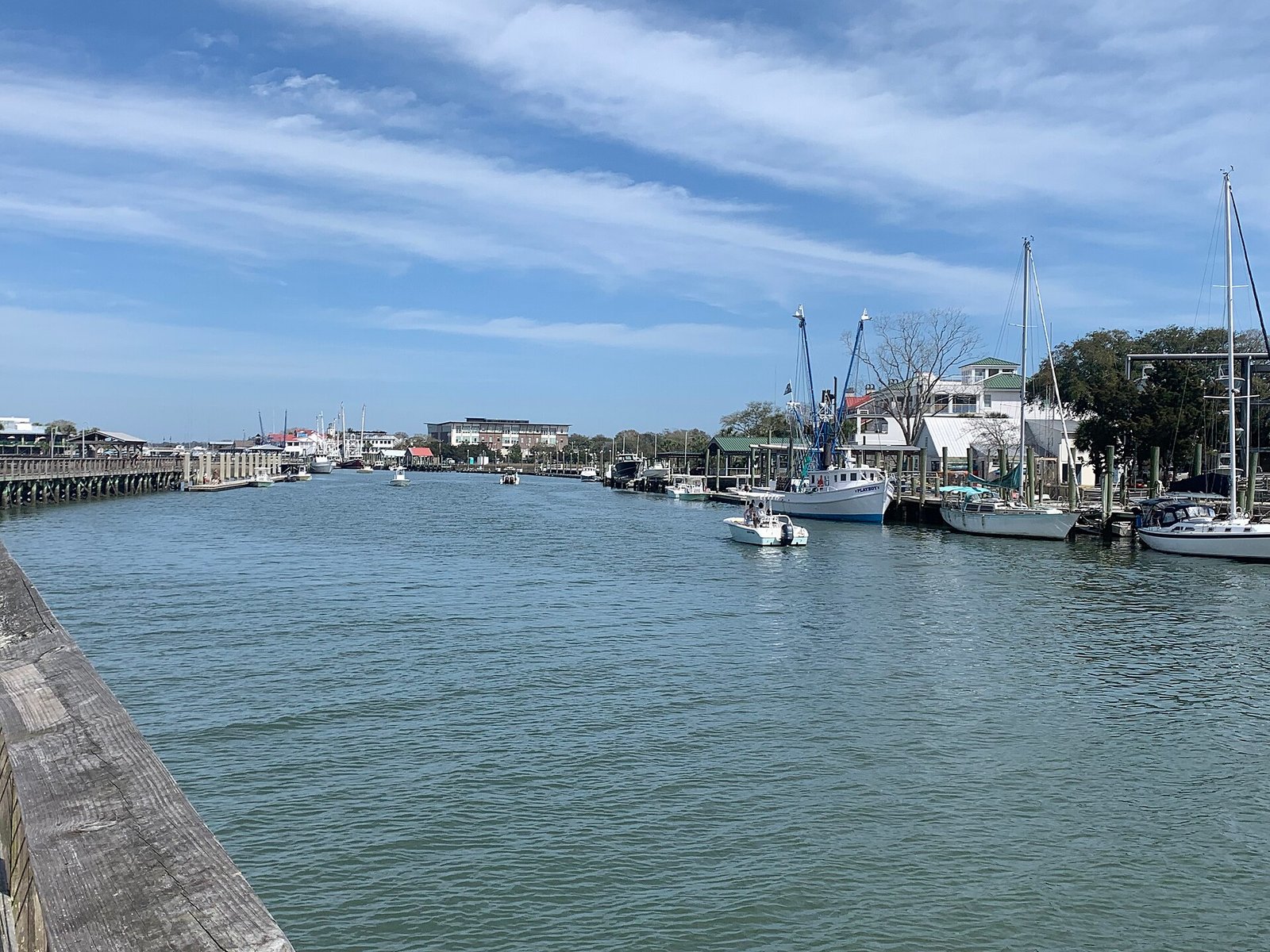 Shrimp boats on Shem Creek in Mount Pleasant