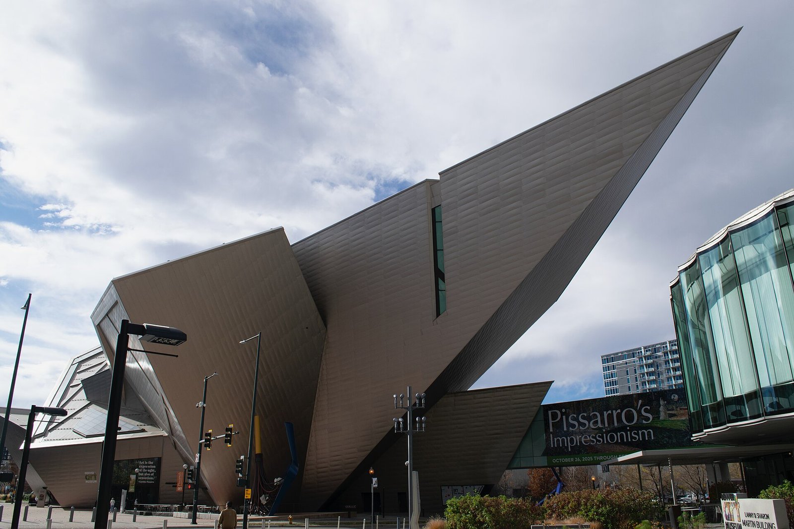 The angular Hamilton Building of the Denver Art Museum