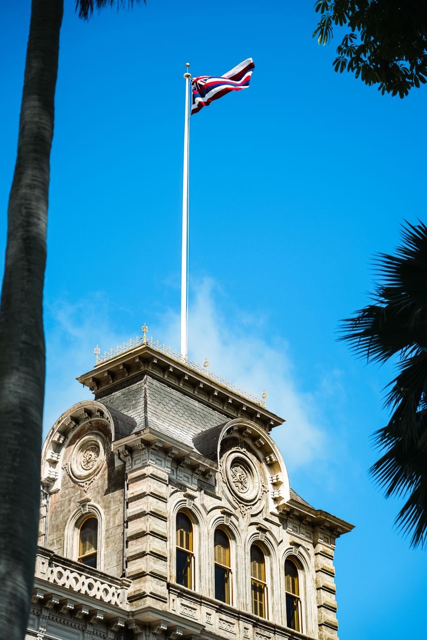 Iolani Palace in downtown Honolulu