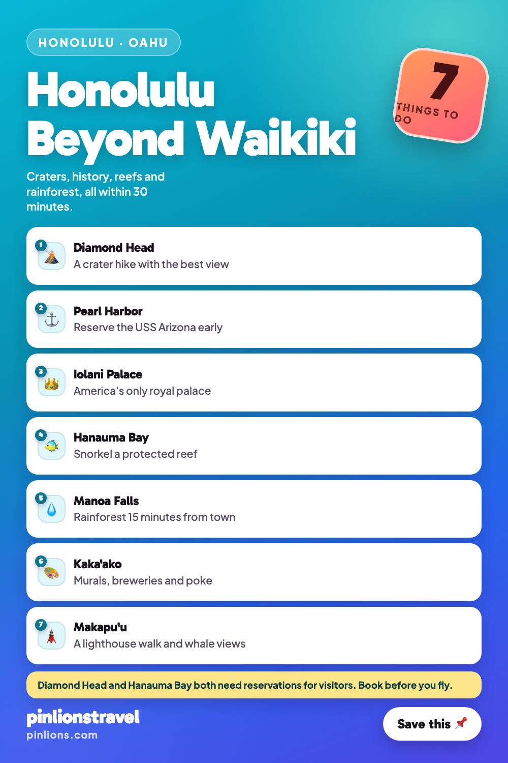7 Best Things to Do in Honolulu Beyond Waikiki Beach