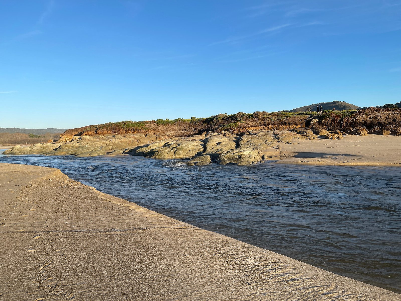 Carmel River State Beach on the edge of Carmel-by-the-Sea
