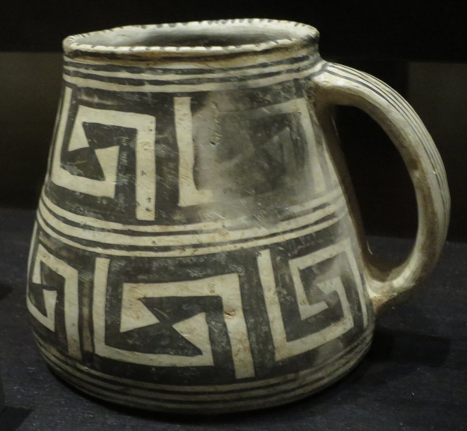 Ancestral Pueblo pottery at the Heard Museum in Phoenix