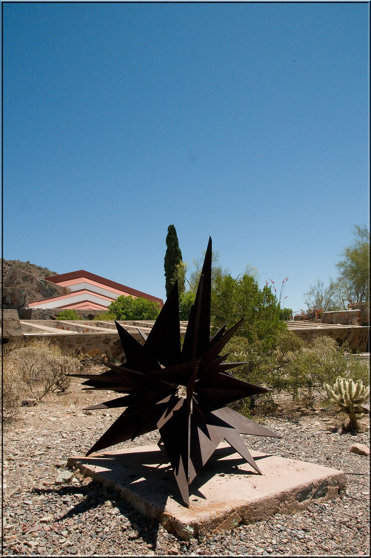 Frank Lloyd Wright's Taliesin West in the Sonoran Desert