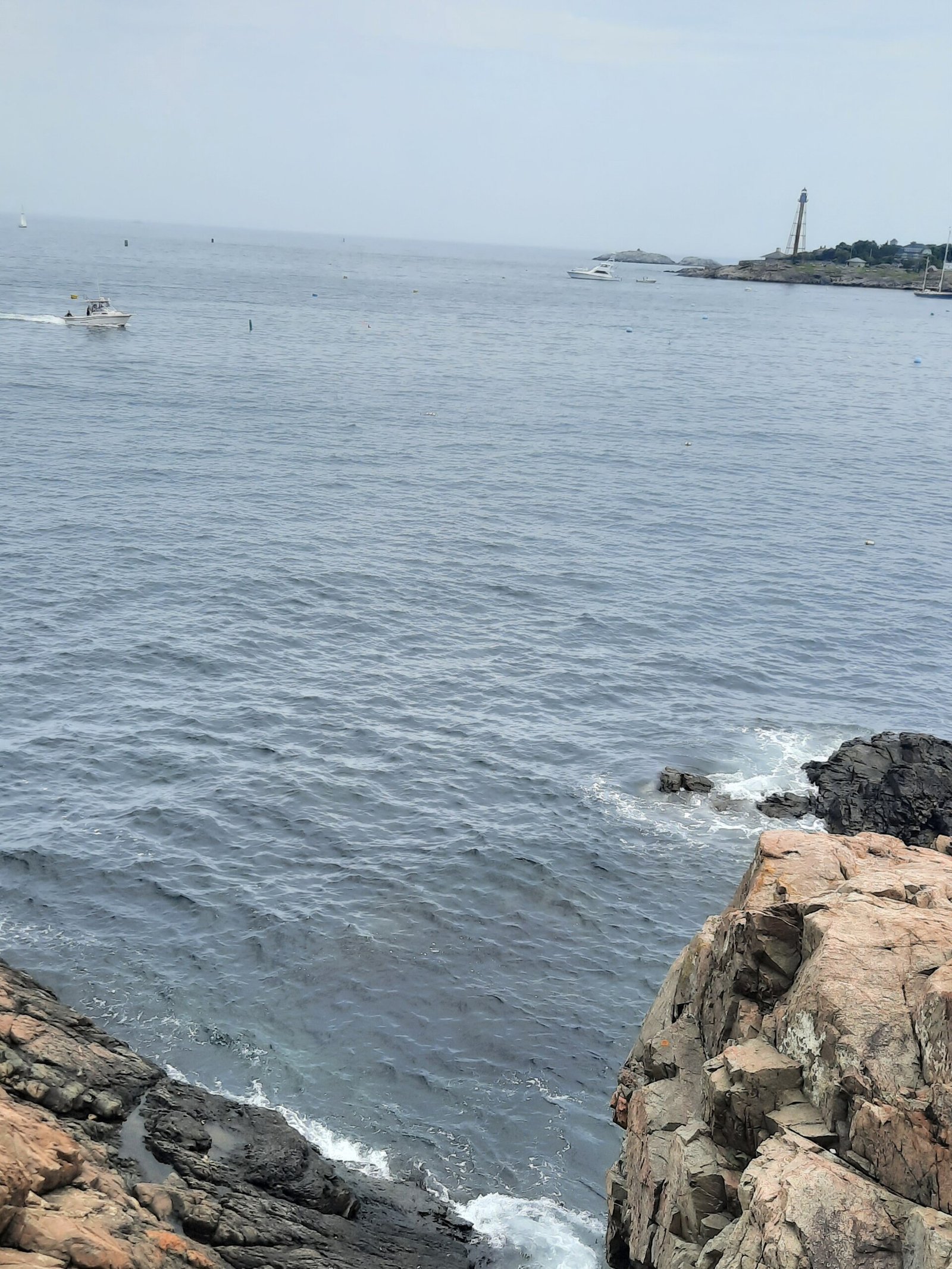 A lighthouse on the Massachusetts coast near Salem