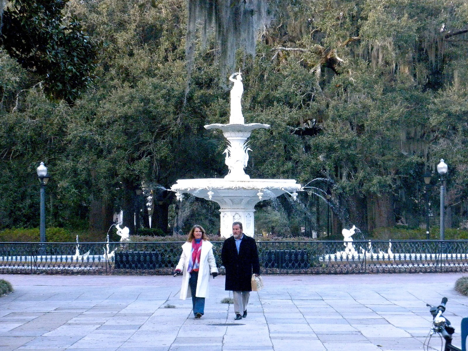 The fountain in Forsyth Park, Savannah