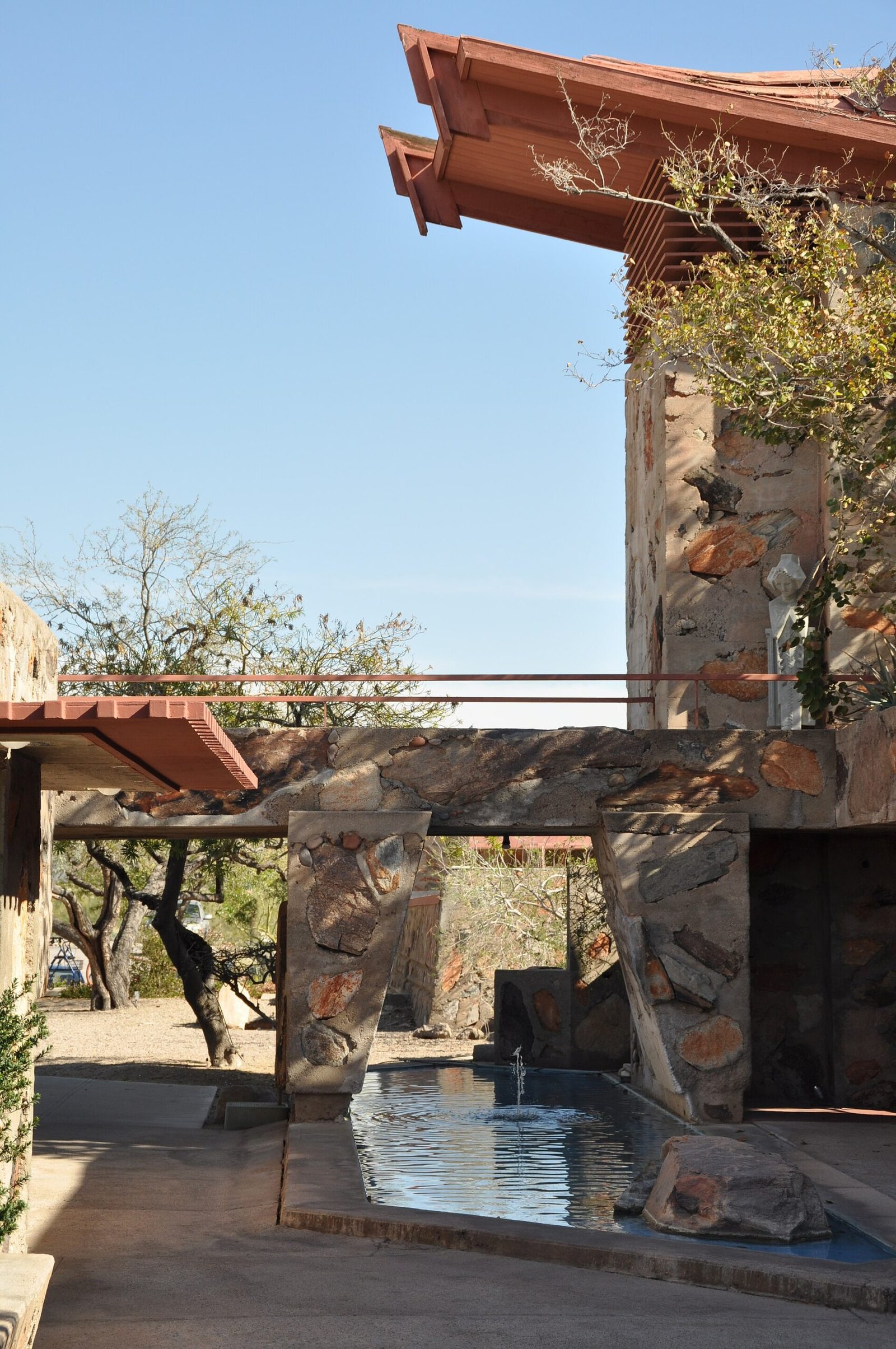 Frank Lloyd Wright's Taliesin West in the Sonoran Desert