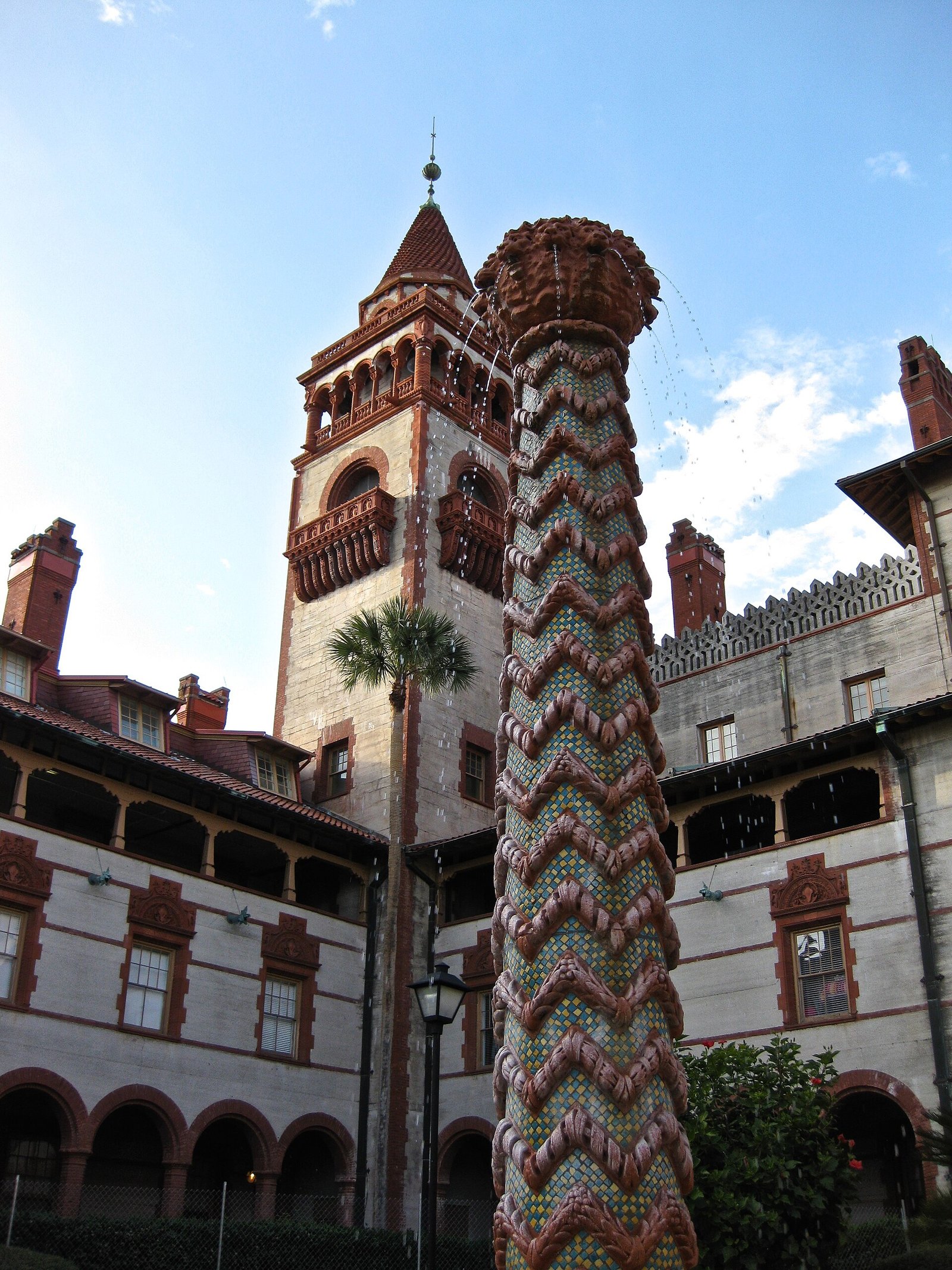 The Spanish Renaissance towers of Flagler College, the former Ponce de Leon Hotel