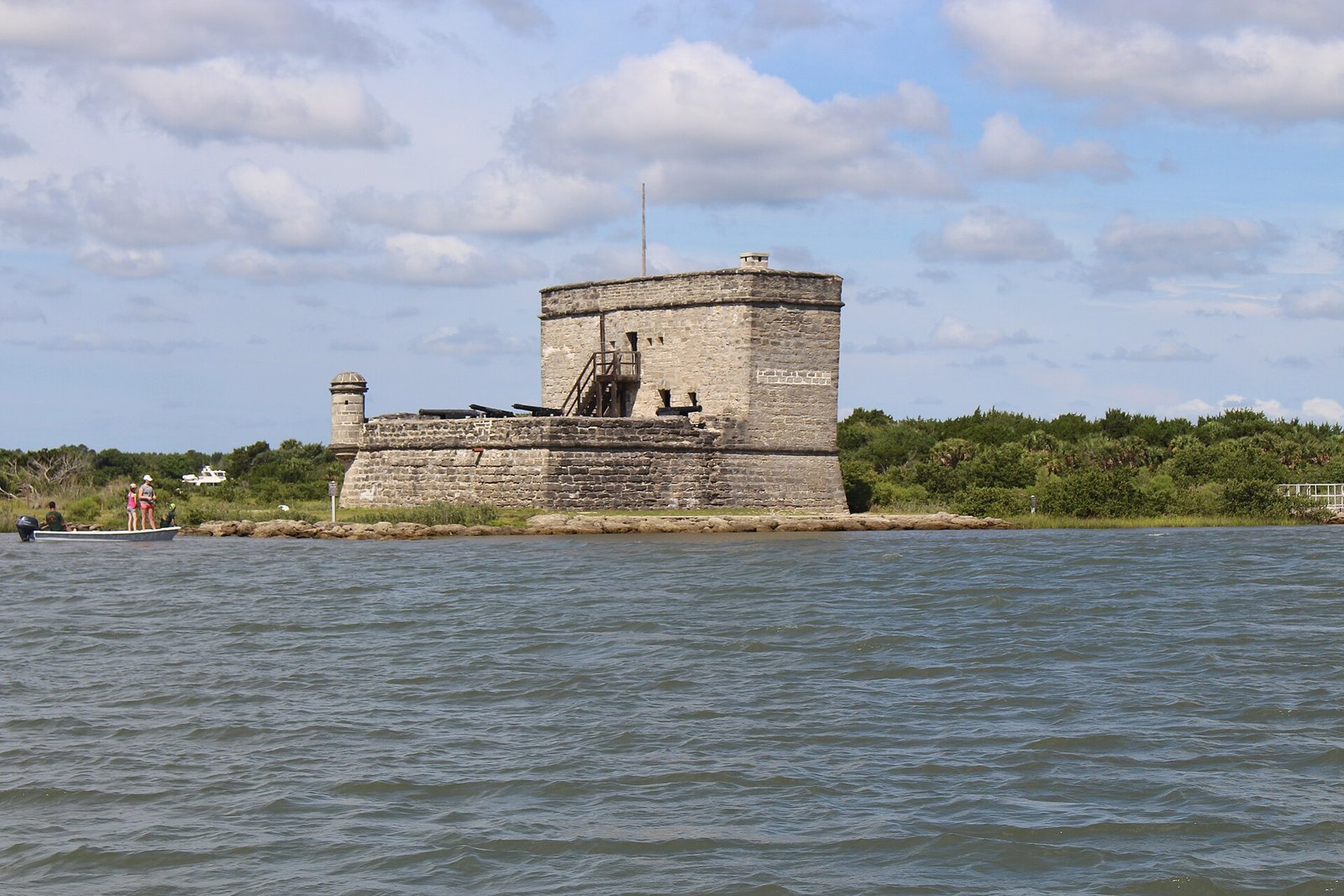 Fort Matanzas across the Matanzas River south of St. Augustine