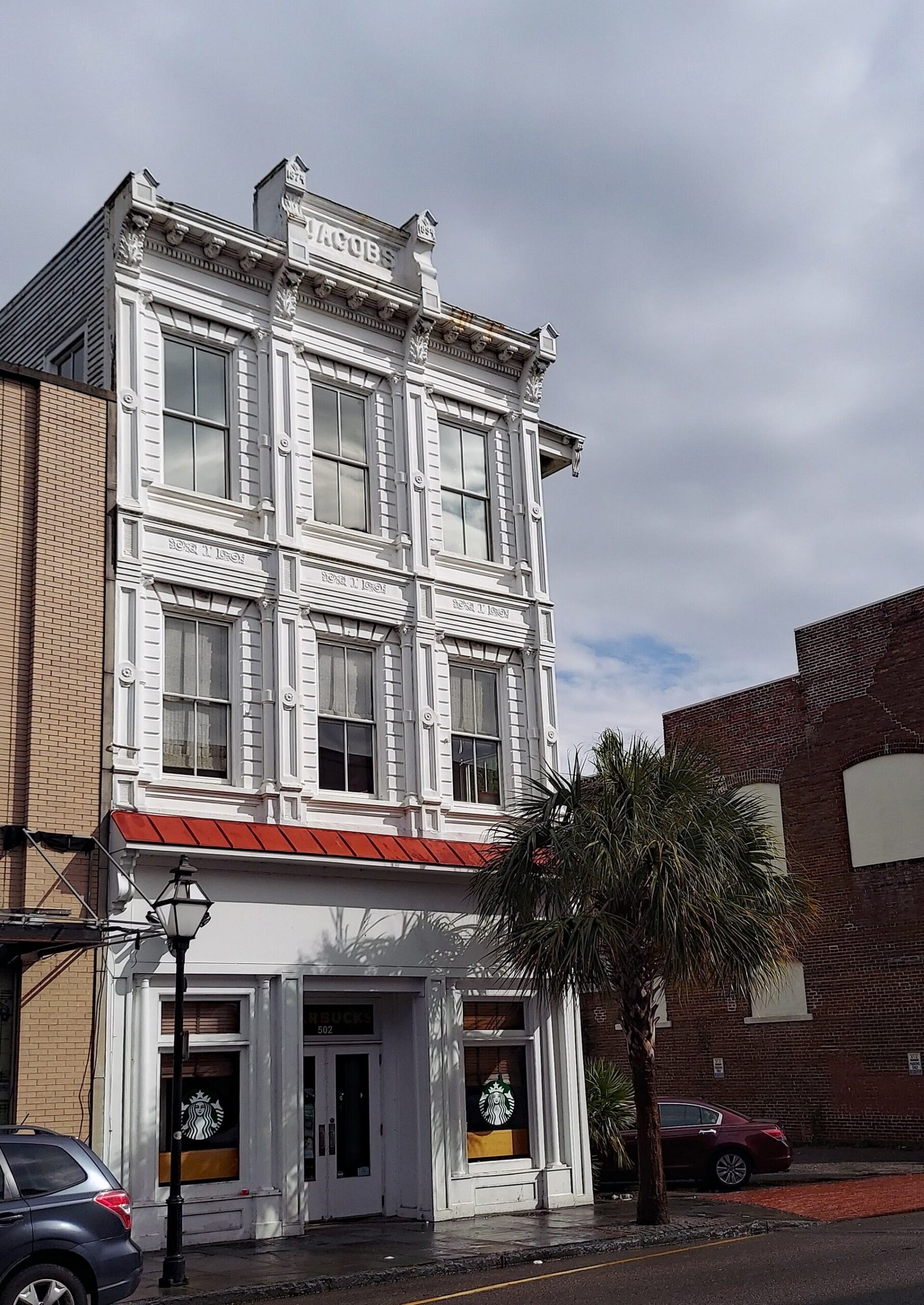 Shops along King Street in downtown Charleston