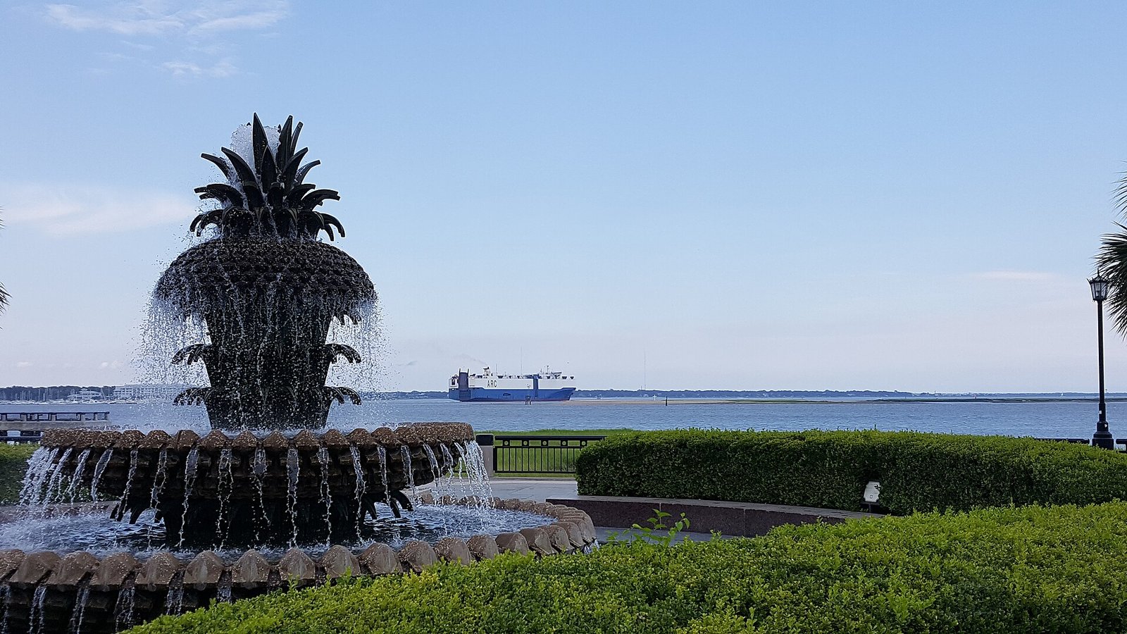 The Pineapple Fountain in Waterfront Park, Charleston