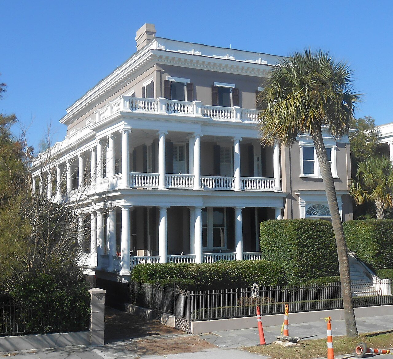 A historic mansion on East Battery in Charleston