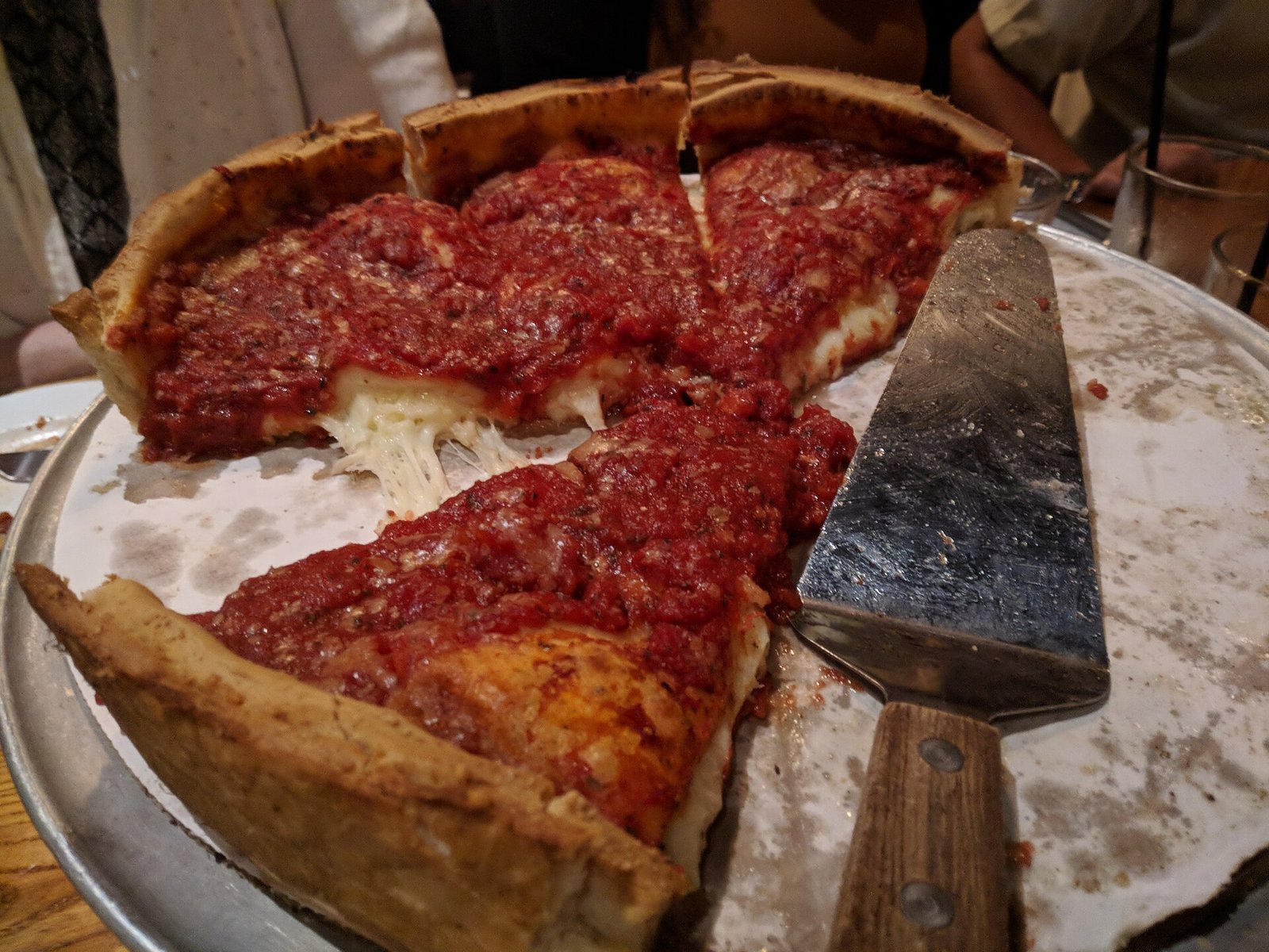 A Chicago deep dish pizza from Giordano's