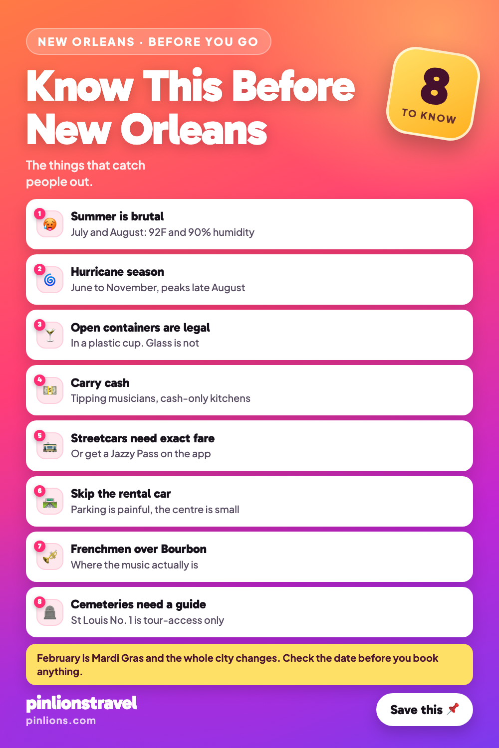 8 Things to Know Before Visiting New Orleans