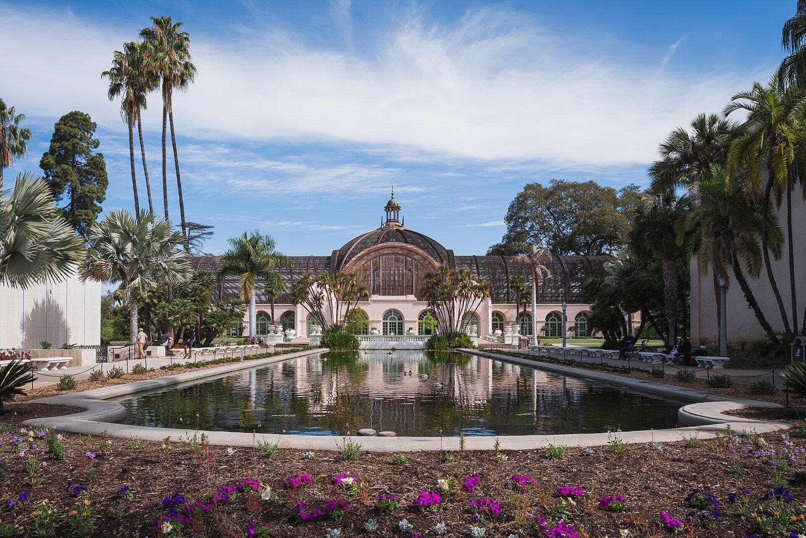 The Botanical Building and lily pond in Balboa Park