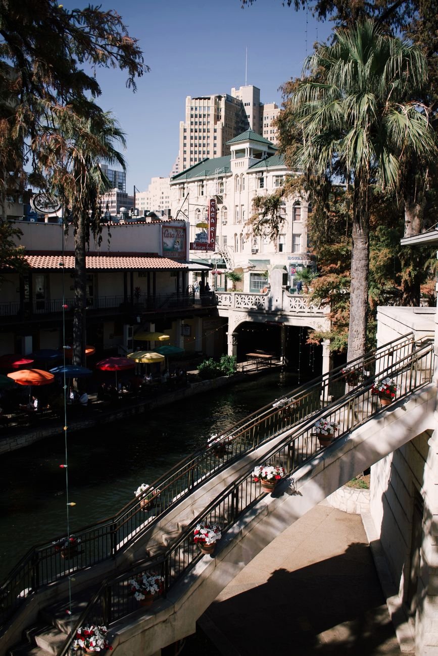 The River Walk in downtown San Antonio