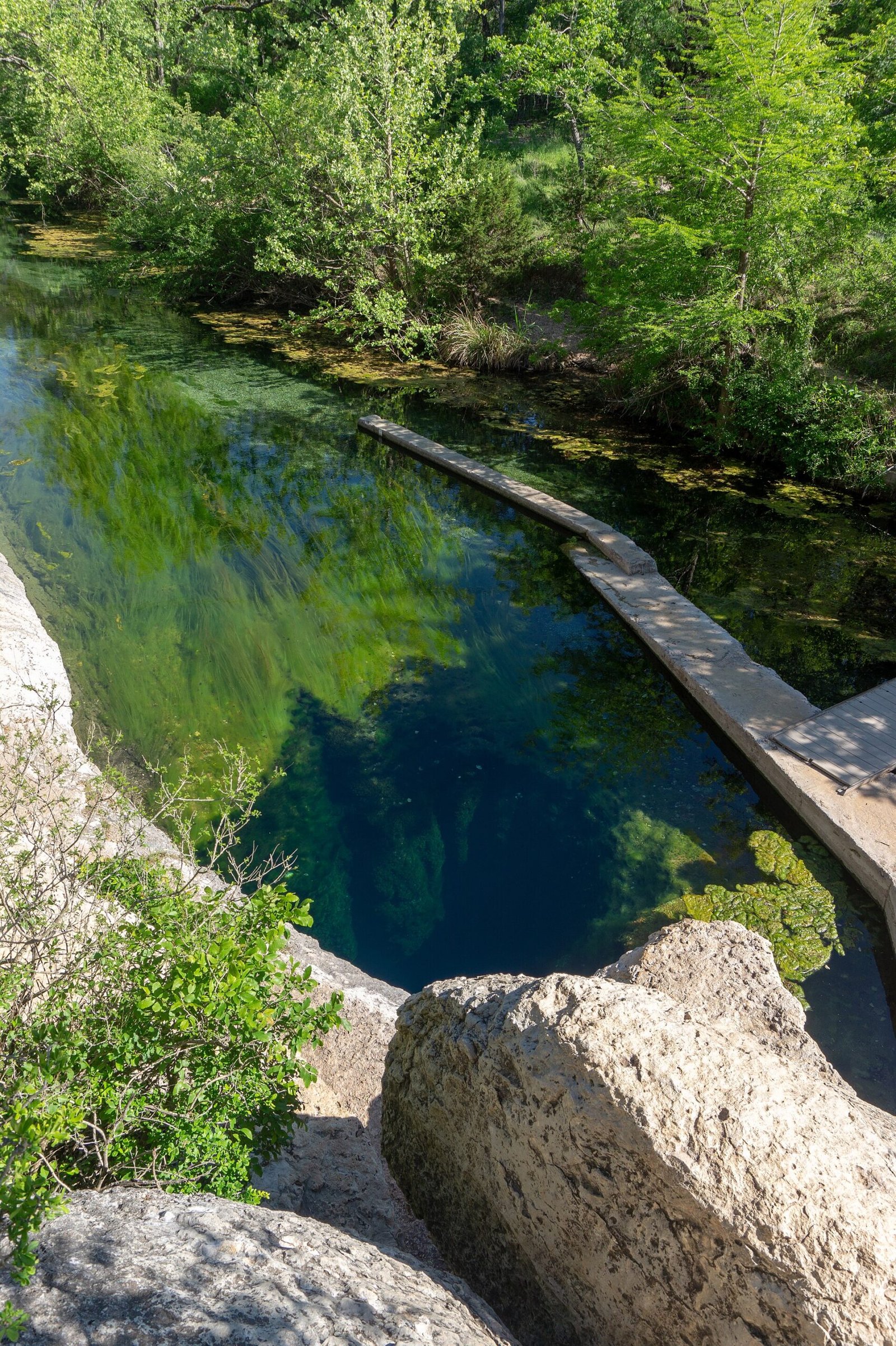 Jacob's Well, the artesian spring near Wimberley, Texas